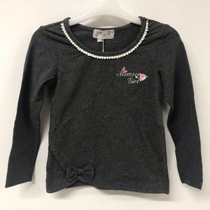 Big Girl Junior Long Sleeve Casual Cotton T-Shirt Tee Top Blouse